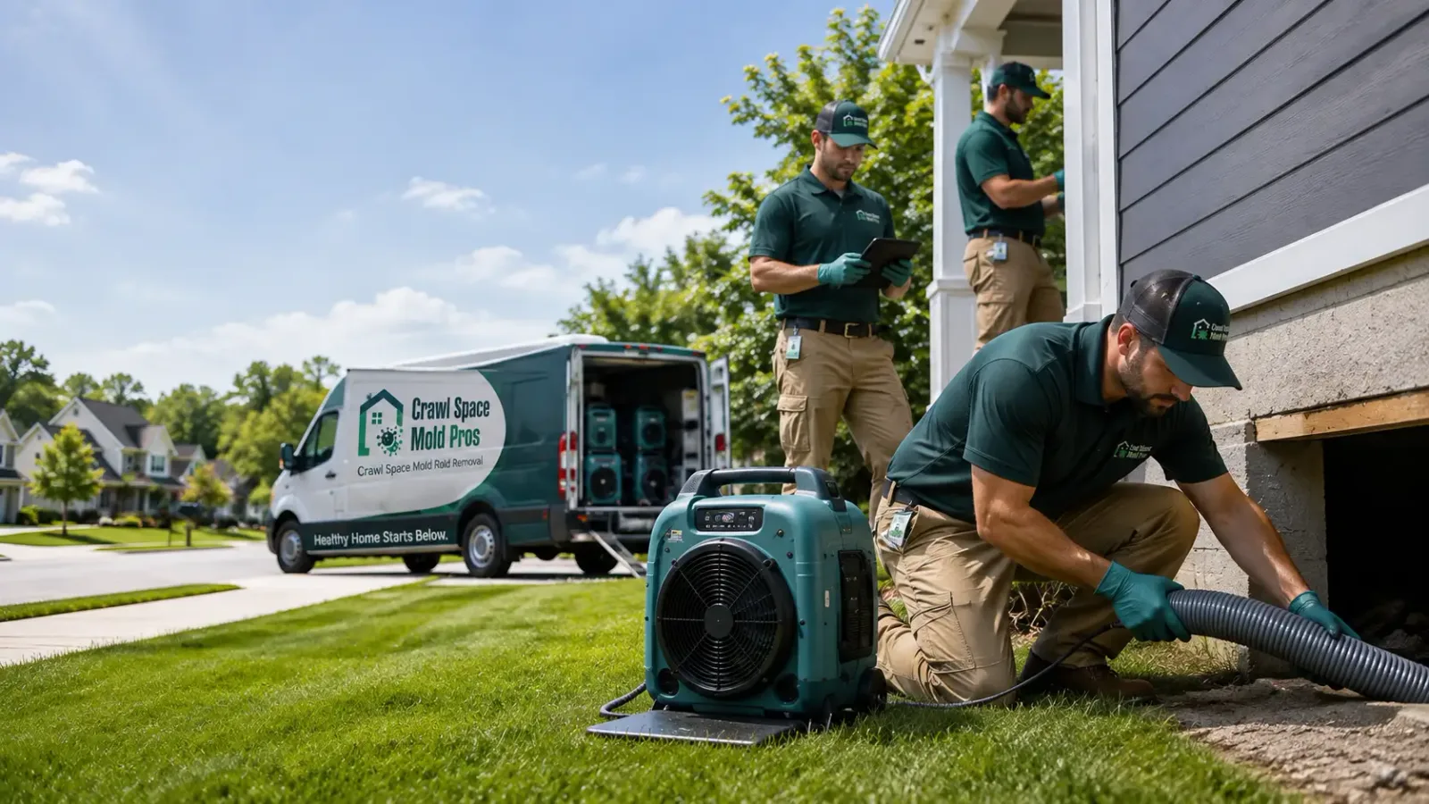 Crawl Space Mold Removal in Correctionville, IA